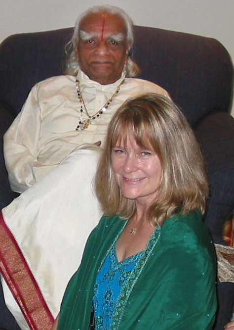 Jenny Otto with B.K.S. Iyengar