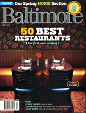 Baltimore Magazine March 2009 cover